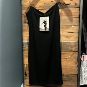Naked Wardrobe Strapless Black Dress